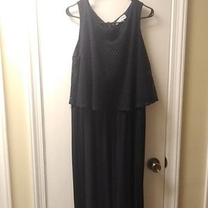 Women's one piece pantsuit size: XL Color: navy
